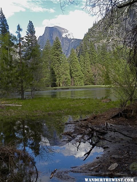 reflection in Merced river