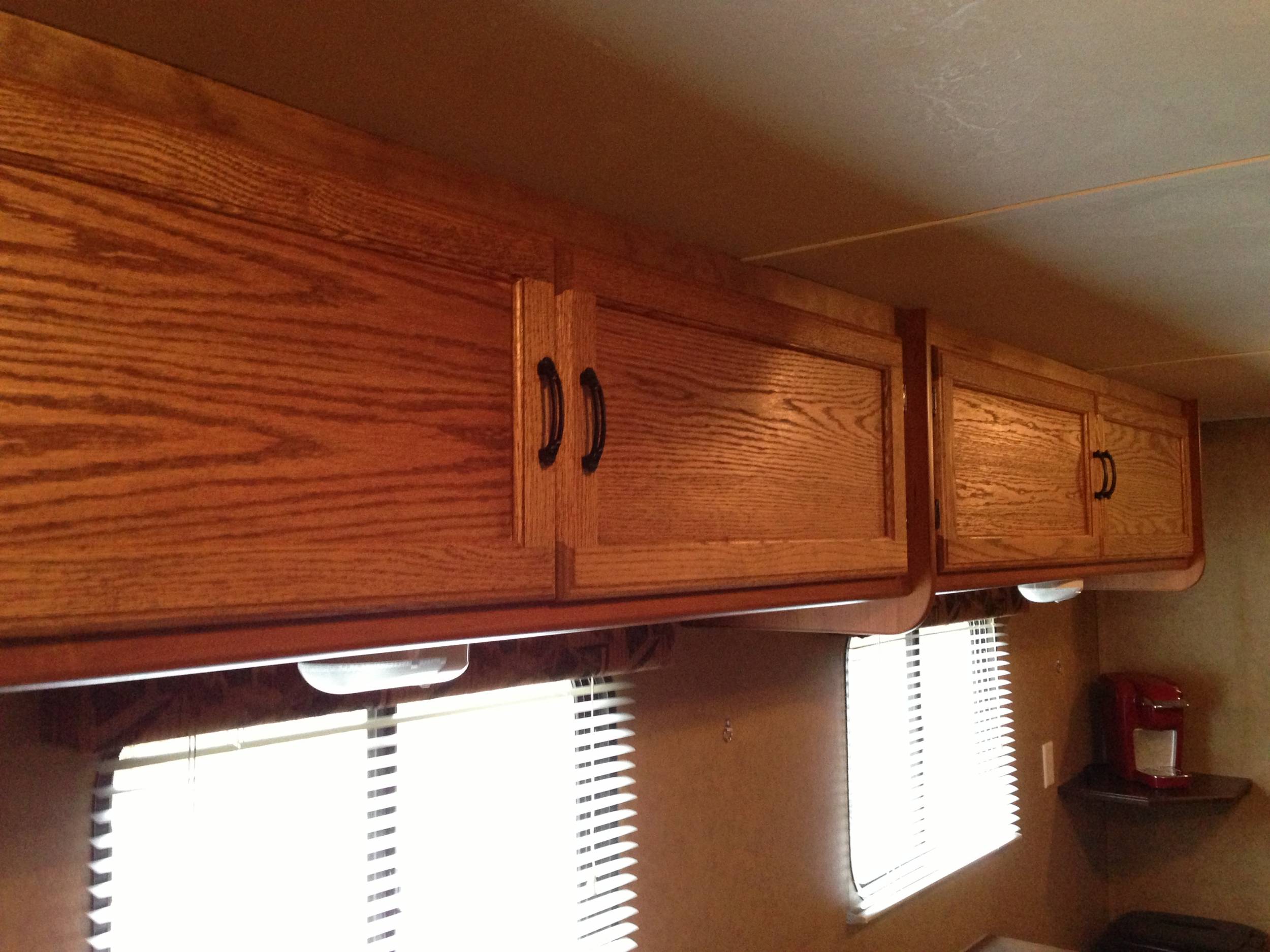 Replaced cargo nets with real cabinets