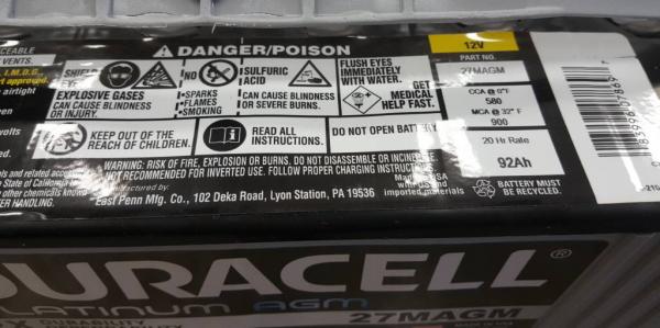 REPLACEMENT HOUSE BATTERIES