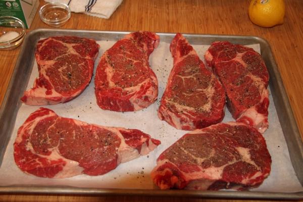 Rib eyes...company coming over.