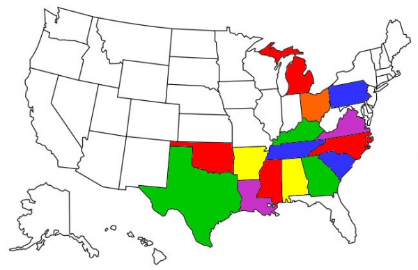 RV Visited States