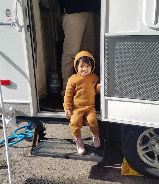 She just loves being in the trailer.
Prado Lake 12/31/22