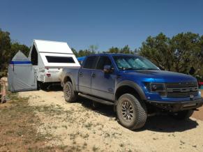 Shower canopy - awesome addition to the camper!!