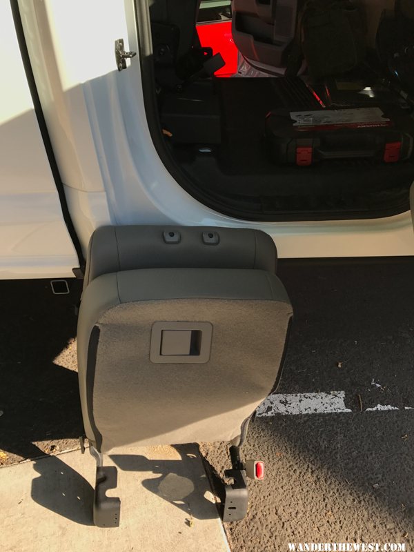 Single jump rear seats