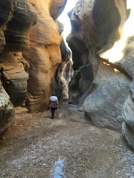 Slot canyon on Sheep Creek, Grand Staircase-Escalante National Monument, UT, 2016