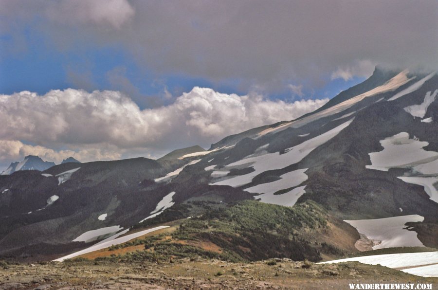 South Sister--Brokentop on the Left