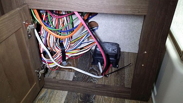 Spaghetti Fest under the linen cabinet post