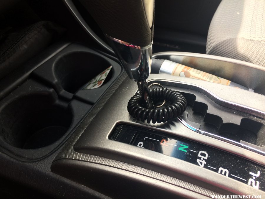 Spiral on gear shift