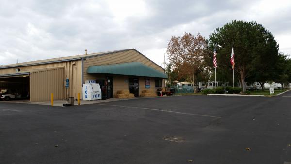 Store, laundry, showers are in this building.