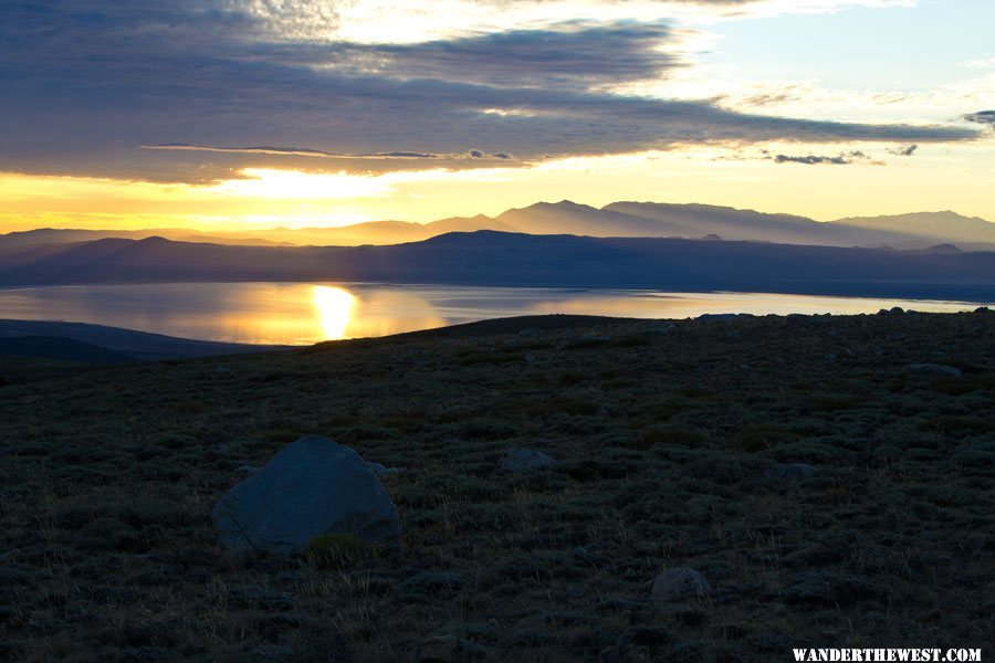 Streaming Sunlight Over Mono Lake