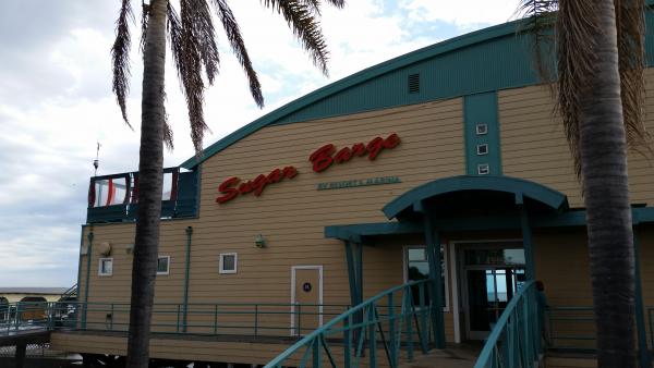 Sugar Barge Restaurant. Open during the summer months.