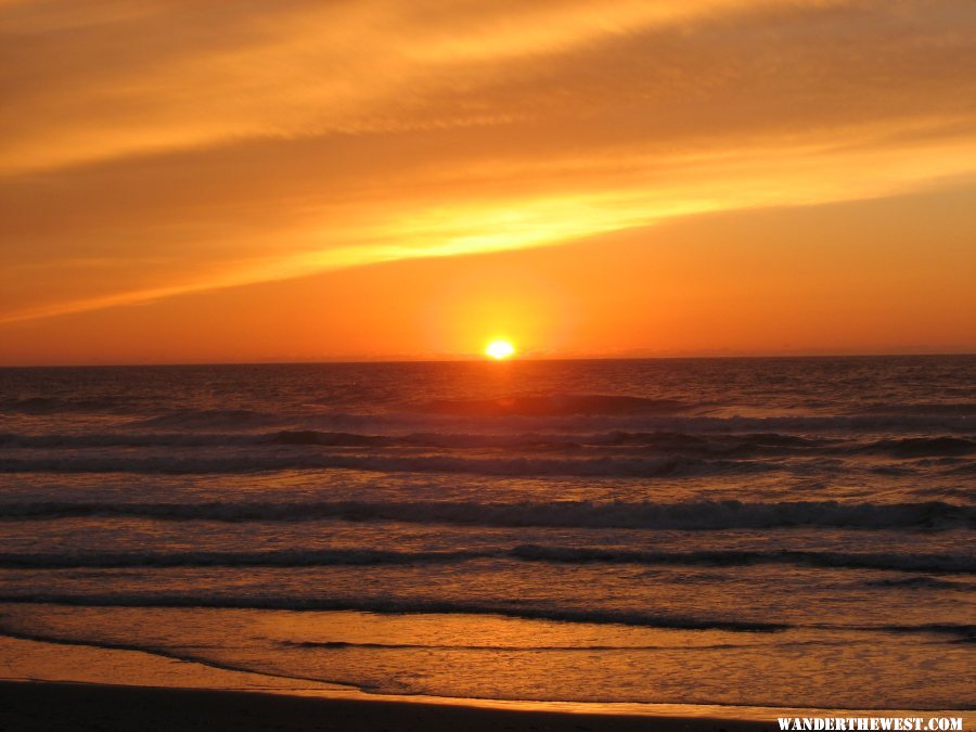 Sunset at Cape Lookout