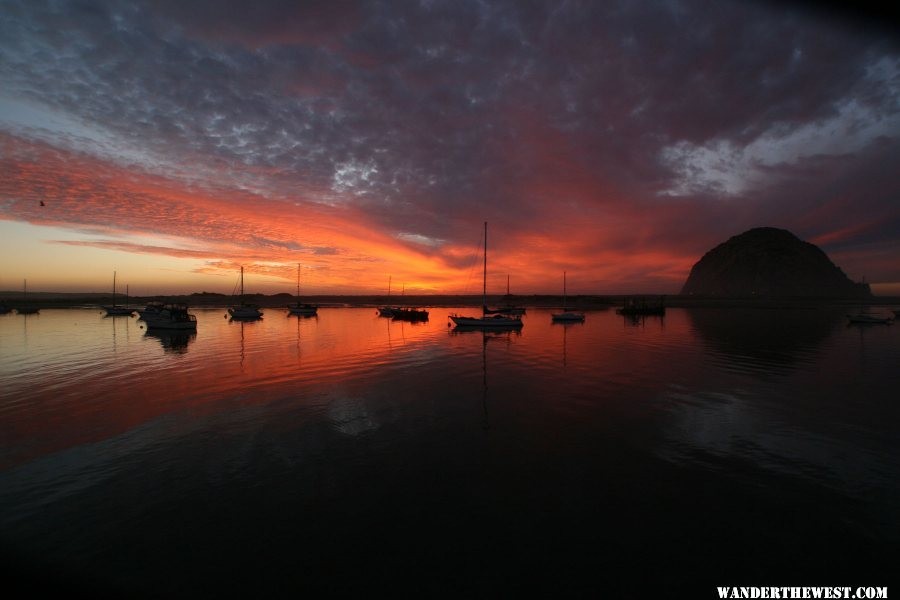 Sunset at Morrow Bay, Ca