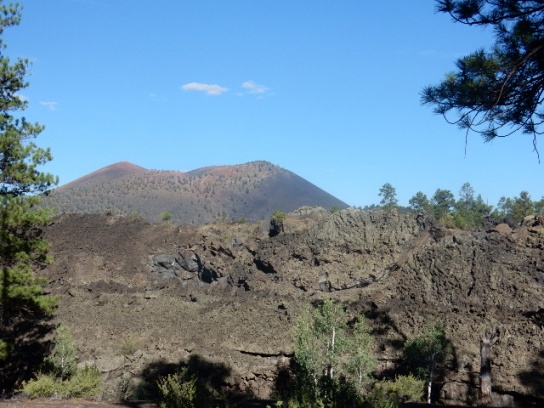 Sunset Crater and lava field