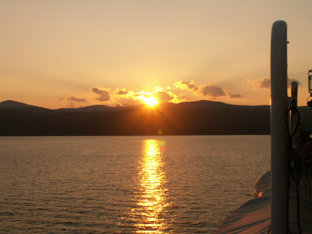 Sunset on Lake George