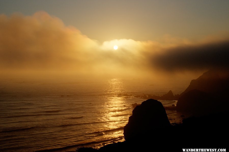 Sunset with Fog (dark)