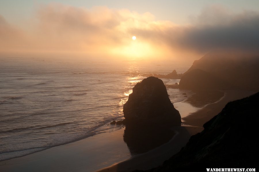 Sunset with Fog