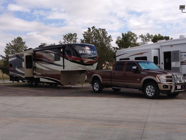 Taking Delivery of our New 36 RE Redwood .