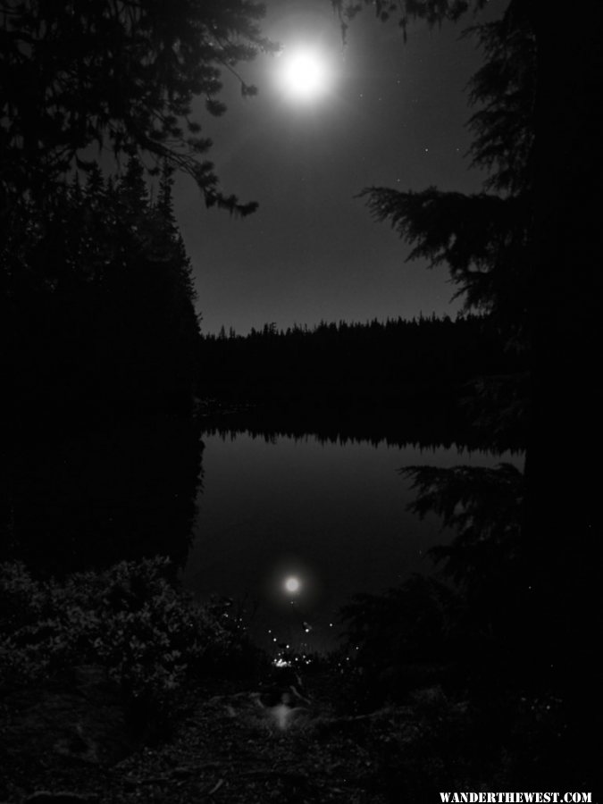 Taylor Lake at night