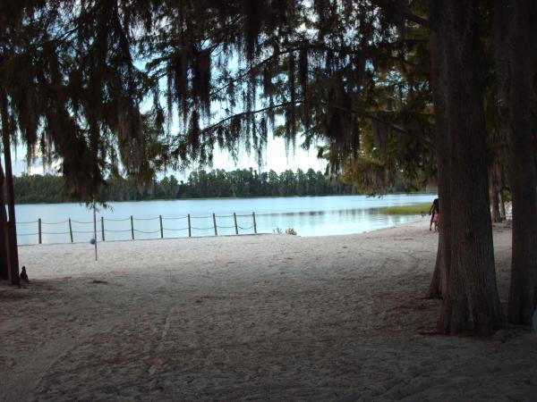 The beachfront at the campground 2007