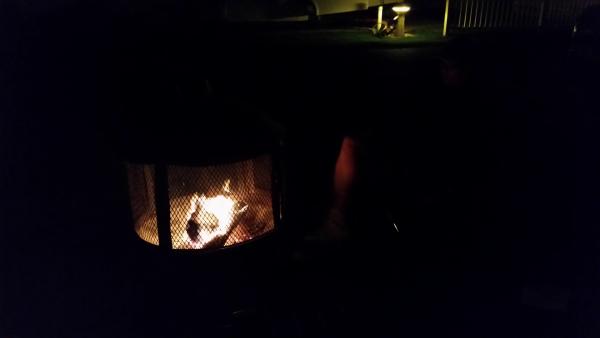 The campfire.