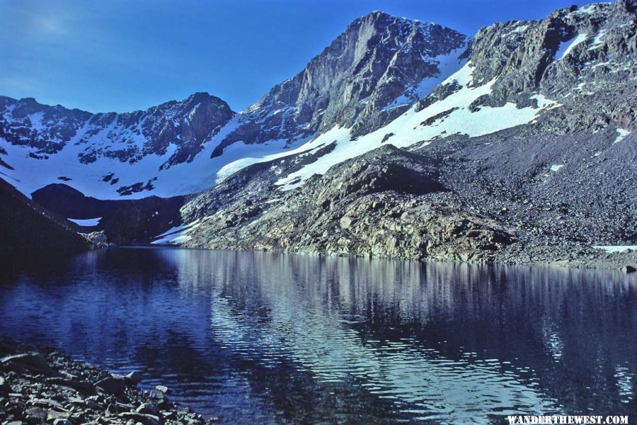 The Cold North Face of Mt Dana