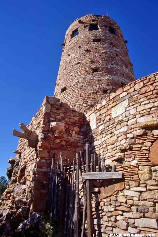 The Desert View Watchtower was built in 1905