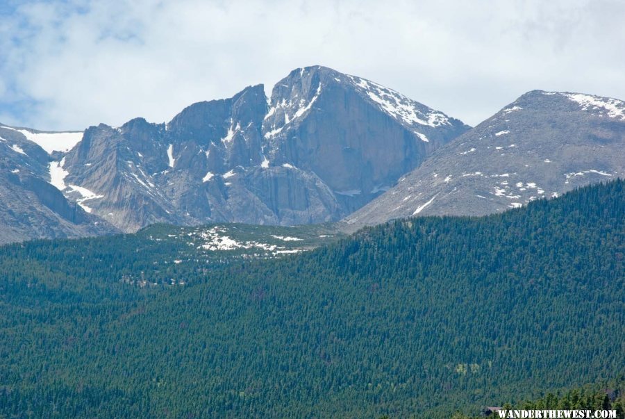 The Diamond Face of Long's Peak