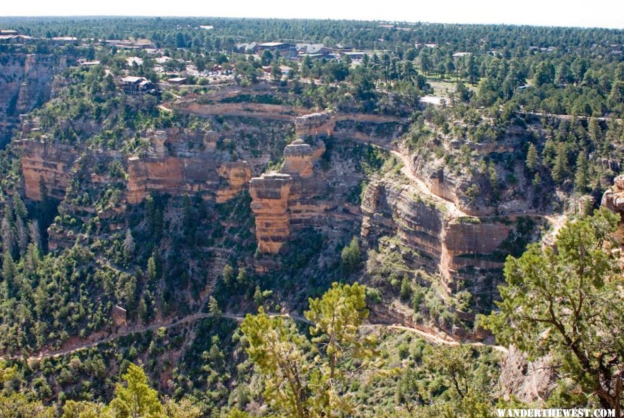 The Highest Switchback of the Bright Angel Trail