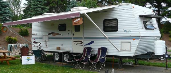 The Jayco Eagle 266 FBS at an RV Rally in 2009