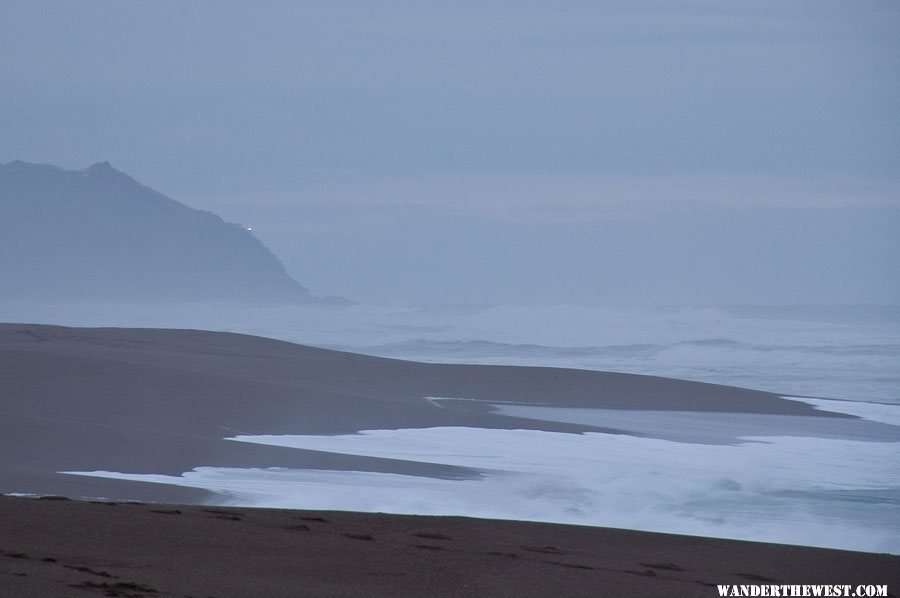 The Lighthouse Light From Point Reyes Beach