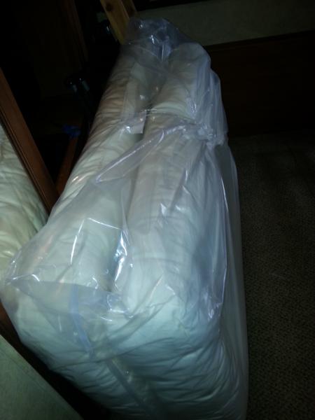 The mattress, no more inflating, deflating.