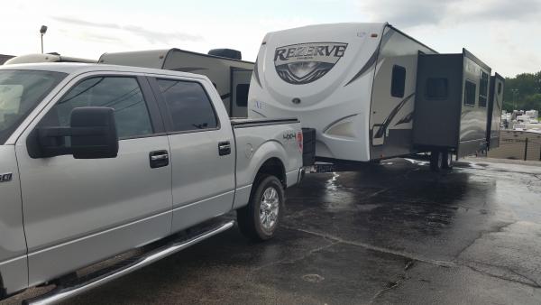 The new camper is a whole lot bigger than our old one.