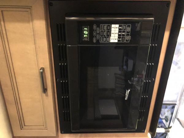 The oven looks similar, but is larger