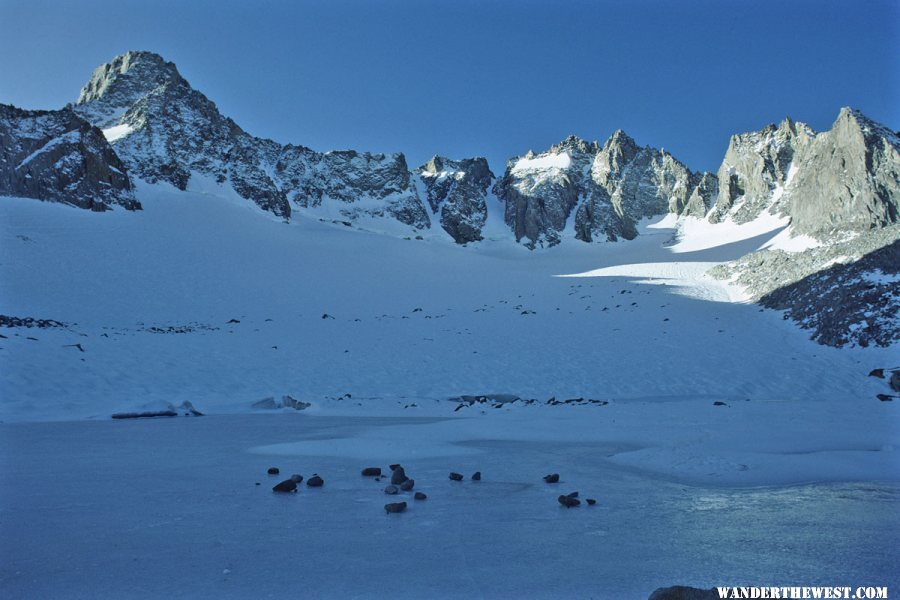 The Palisades Glacier and Three 14ers