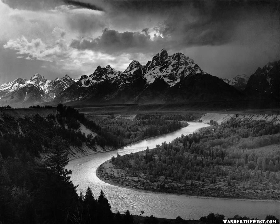 "The Tetons and the Snake River" by Ansel Adams, ca. 1933-1942