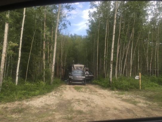 This is our new lot for this year up here in Canada at Arnault Lake, Alberta