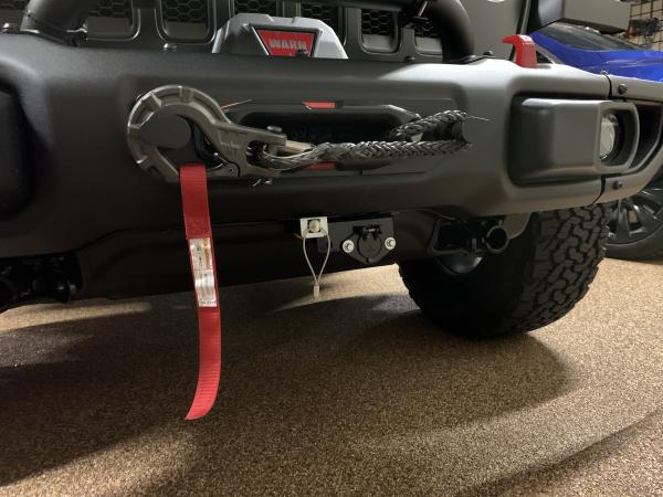 Toad hookup on Jeep