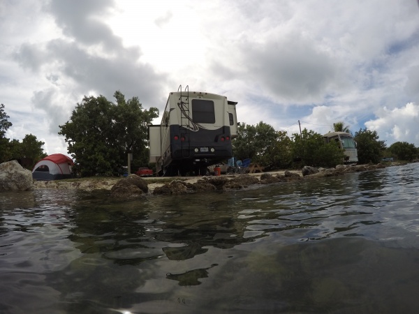 Took a swim with the gopro. What a beautiful view!