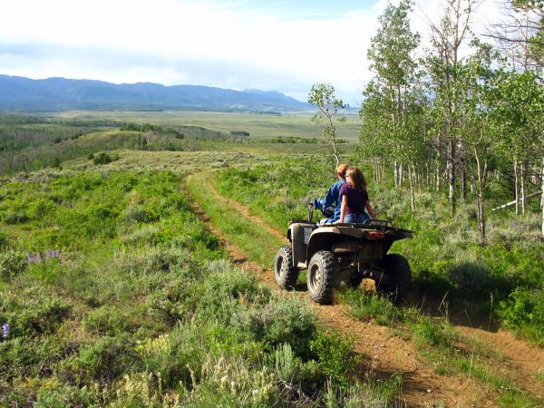 Touring the ranch