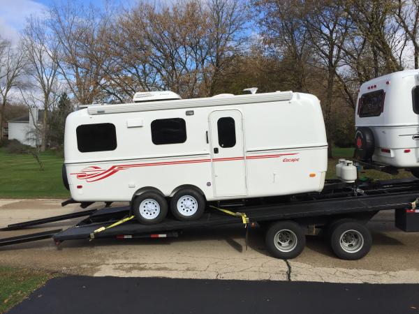 trailer being delivered to Chicago area in Nov 2016