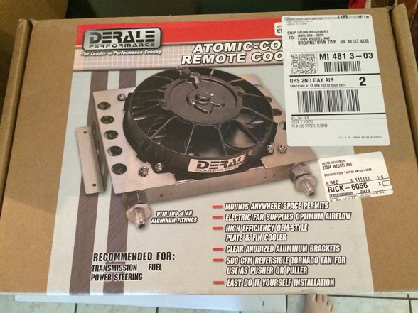 Transmission Cooler - Derale 13950 Atomic-Cool Remote Cooler

A step up from Tube and Fin type coolers, this popular remote cooler can literally be mo