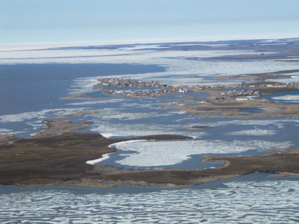 Tuktoyaktuk and the Beaufort Sea.  June 21 2013. They are building a road from Tuk to Inuvik , when it will be finished no one knows .