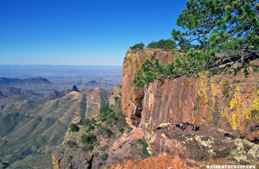 View from Big Bend's Chisos Mountains