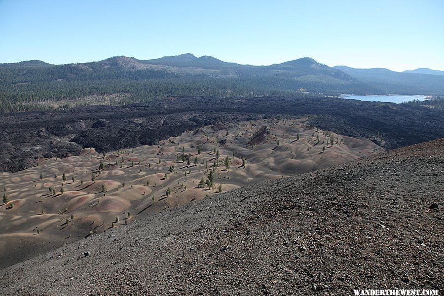 View from the top of the cinder cone