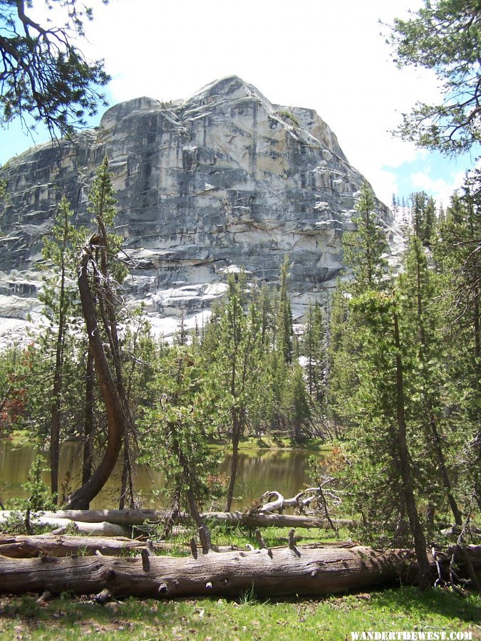 View of Lembert Dome from the trail