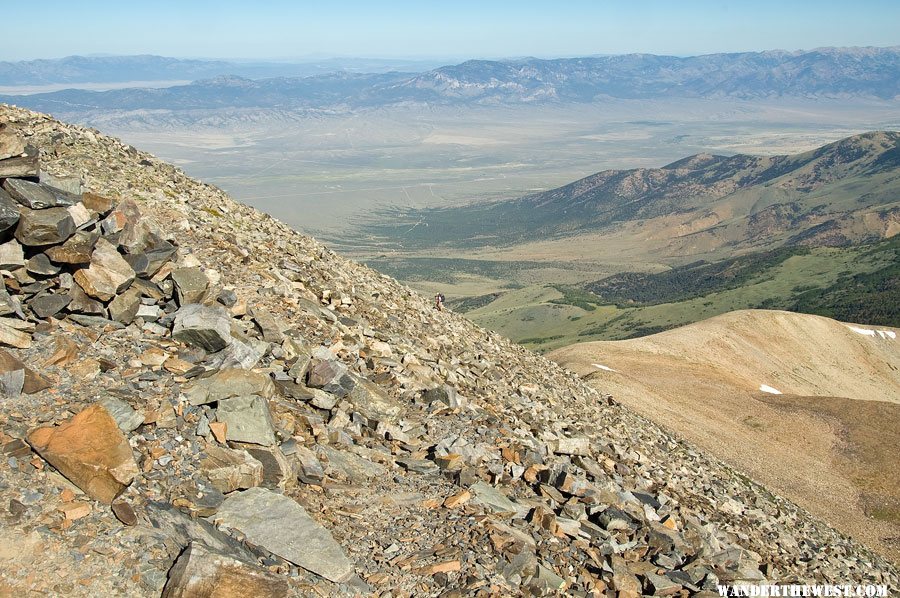 View to the Northwest From Near the Summit