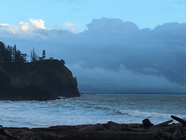 Waikiki beach at Cape Disappointment State Park, WA. Mouth of the Columbia River.