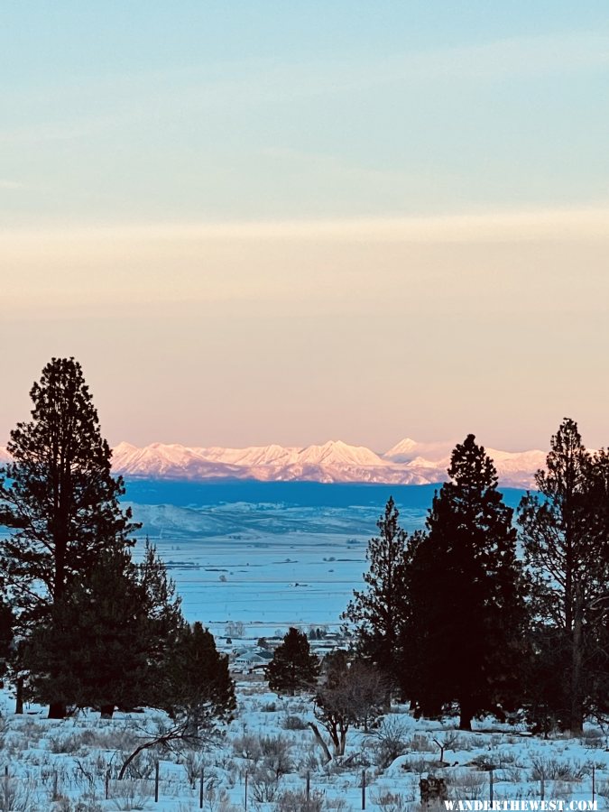 Wallowa Sunset 01/08/22