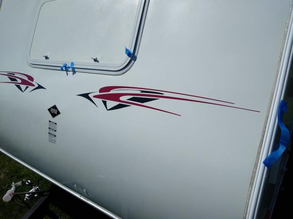 Wanted something that would tie into our Ford F-150 tow vehicle (burgundy) and thought these were a cool design.